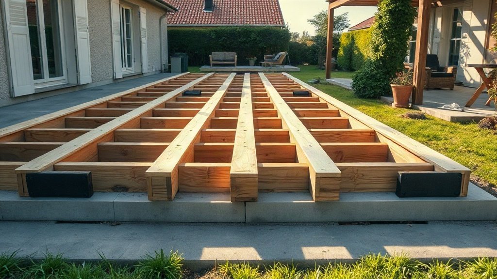 7 erreurs de pose de lambourdes qui ruinent une terrasse bois